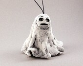 Halloween Ornament, Ghost Ornament, White Ghost, Spooky Ornament