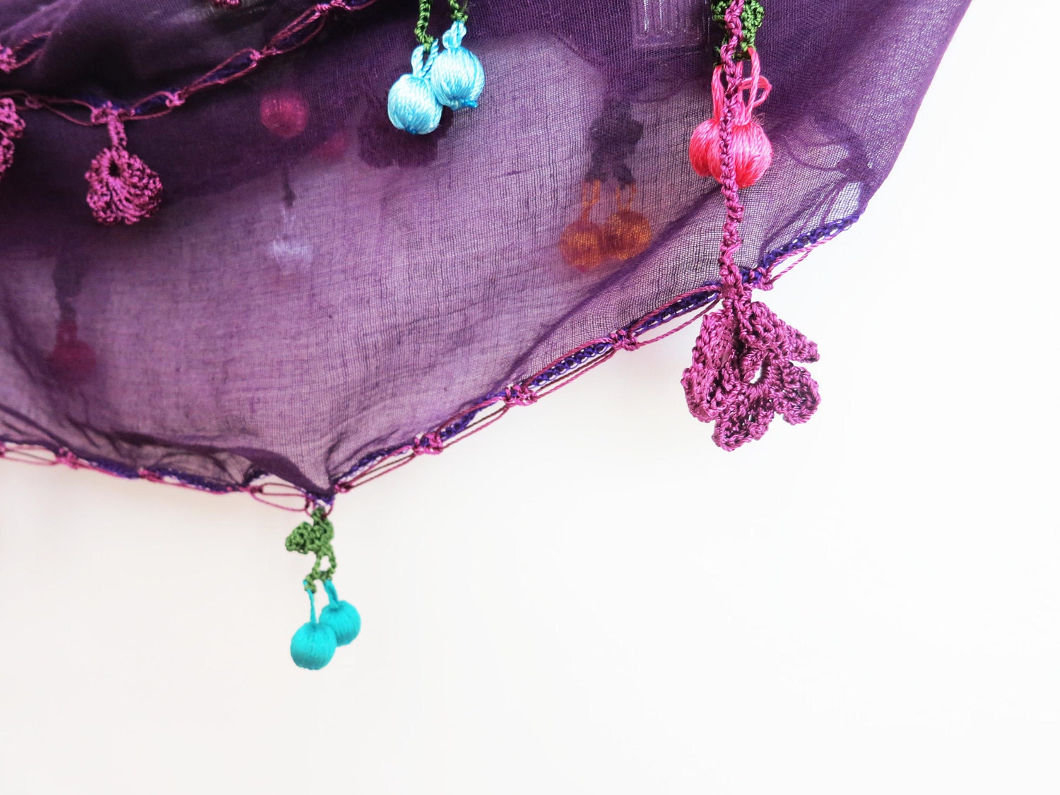 Bold Color Fashion Scarf Headband Bandana Cowl Lariat Turquoise Pink Purple Bright Colors - SistersLace