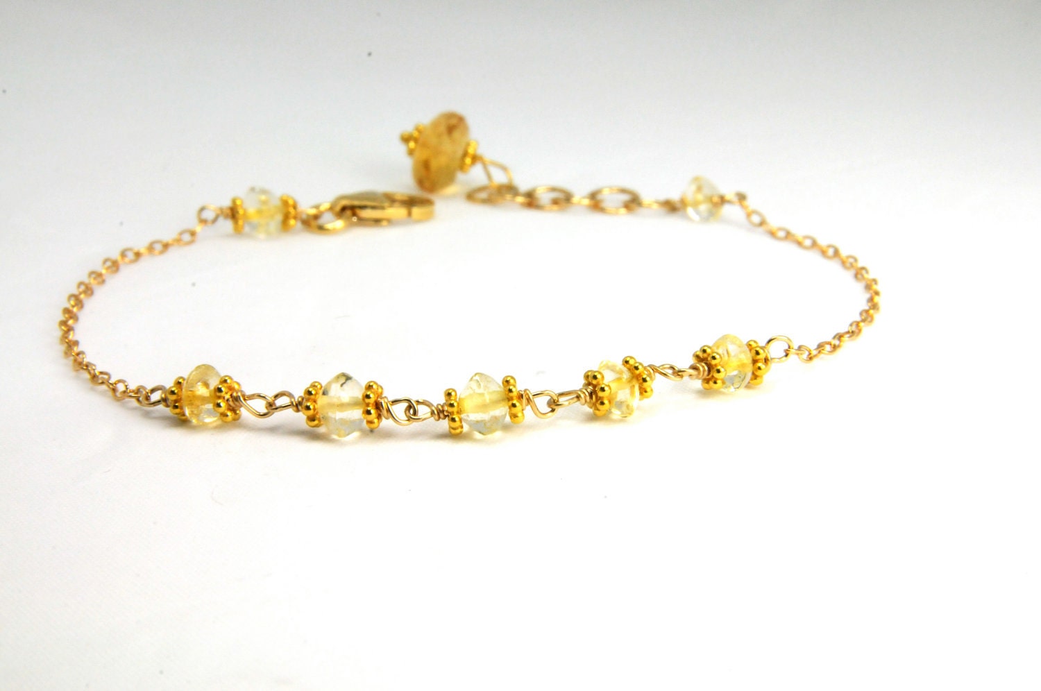 Dainty Topaz Bridesmaid Bracelets on Etsy:) Bridesmaid Gifts