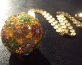 ON SALE Flower Necklace by Amanda Lynne LUXE