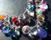 ON SALE Multi Gemstone Necklace by Amanda Lynne LUXE