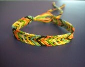 Warm Spring Day Fishbone Friendship Bracelet