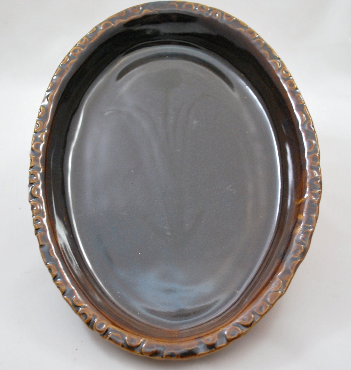 Rustic Serving Tray Stoneware Pottery