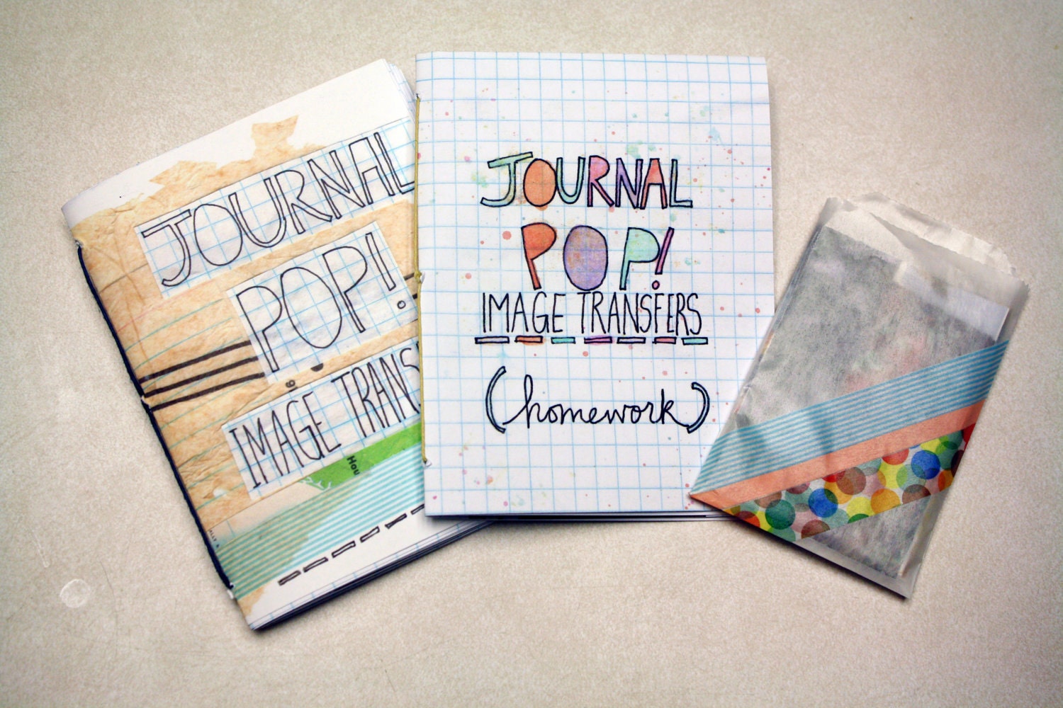 Journal POP Zine & Homework - Issue 3 : Image Transfers