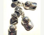 30% CEARANCe SALe and FREE SHIPPING   European beads Baseball Cap charm  PBB517