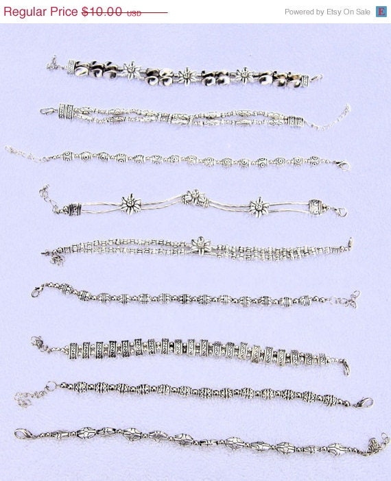 30% CEARANCe SALe and FREe SHIPPING Handmade Tibetan Silver Bead Bracelet TSB001