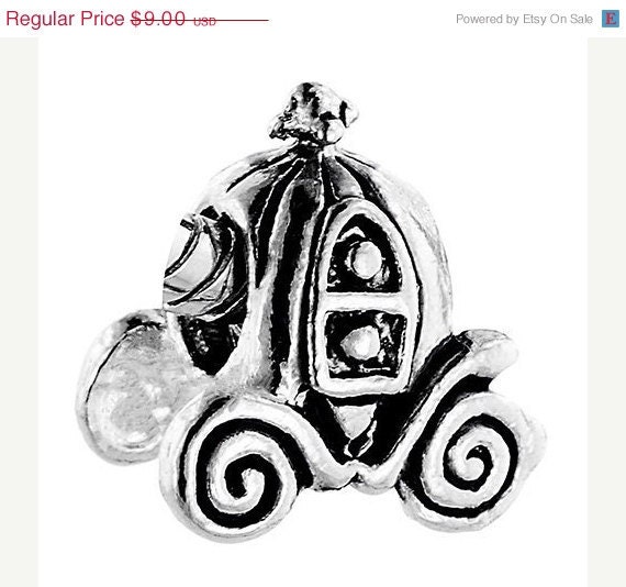 30% CEARANCe SALe and FREe SHIPPING Authentic Pugster Pumpkin Carriage bead