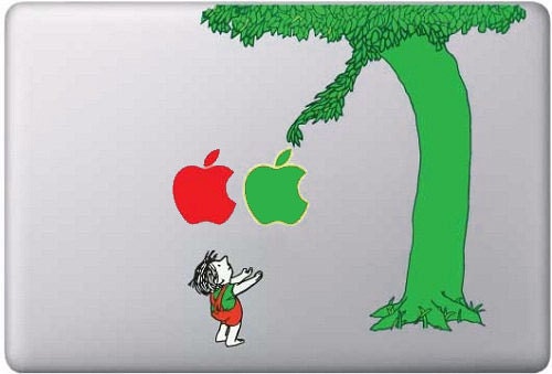 US Made Top Decal - Macbook Decal Macbook Stickers Macbook Pro Air Decals Apple Decal iPad Sticker for Macbook Air