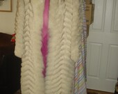 women's fox fur coat for craft or repair - free shipping