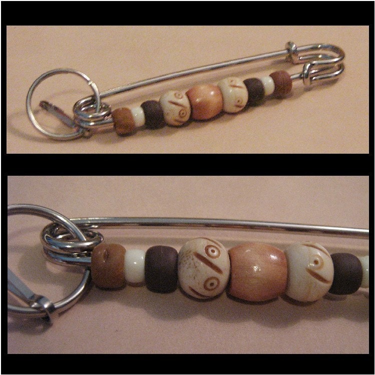 Horseblanket Pin Keyring