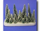 Landscape Tree - Snow Coverd Trees -Set of 15 - 106-043A