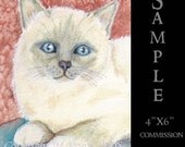 Customize Your Own Personal 4x6 Watercolor or give a GIFT certificate by M Pruitt EBSQ