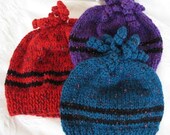KNOT TOP CRAYON Beanies - Infant - Deep Turquoise or Purple