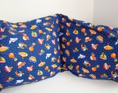 Two for Two Pillow with fun vehicles
