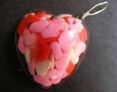 Candy Heart Resin Pendant