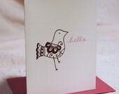 Hello Birdie Letterpress Notes