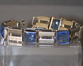 Vintage bracelet with large square stones.