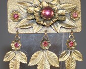 Vintage Brass Brooch