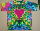 3X Tie Dye Heart