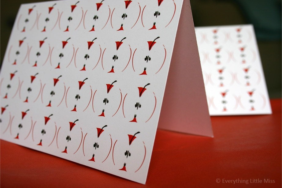 Apples Folded Card (Set of 8)