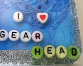 Shower Art - I Heart Gear Head