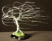 Small Wind Swept Wire Tree Sculpture
