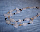 BLUE CHALCEDONY NECKLACE