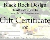 Gift Certificate 50 USD