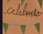 hand-covered inspiration journal