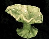 Simply Gorgeous Pistachio Pudding  Vase - Unique Vintage Design