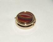 Pill Box, Mini, Handcrafted Dymondwood Insert