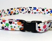 Cat Collar - Rainbow Dots