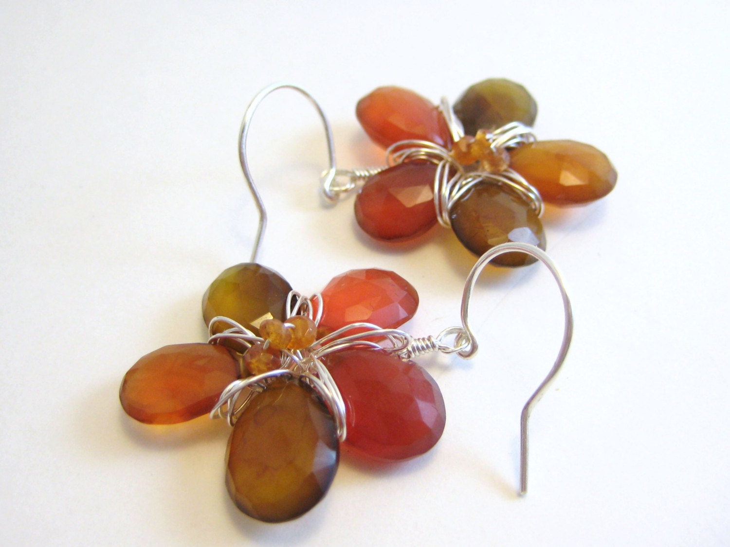 Fall Flower Earrings