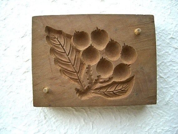 Vintage Japanese Kashigata Sweets Mold -  Lily Of The Valley
