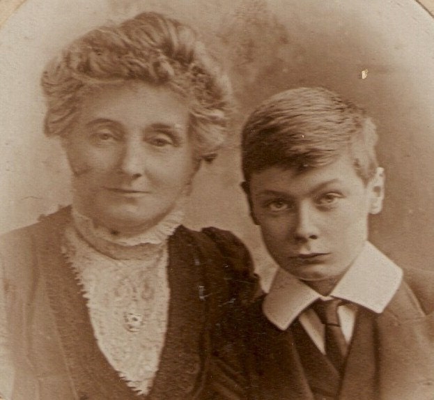 Early Grandma's Boy Cabinet Photo