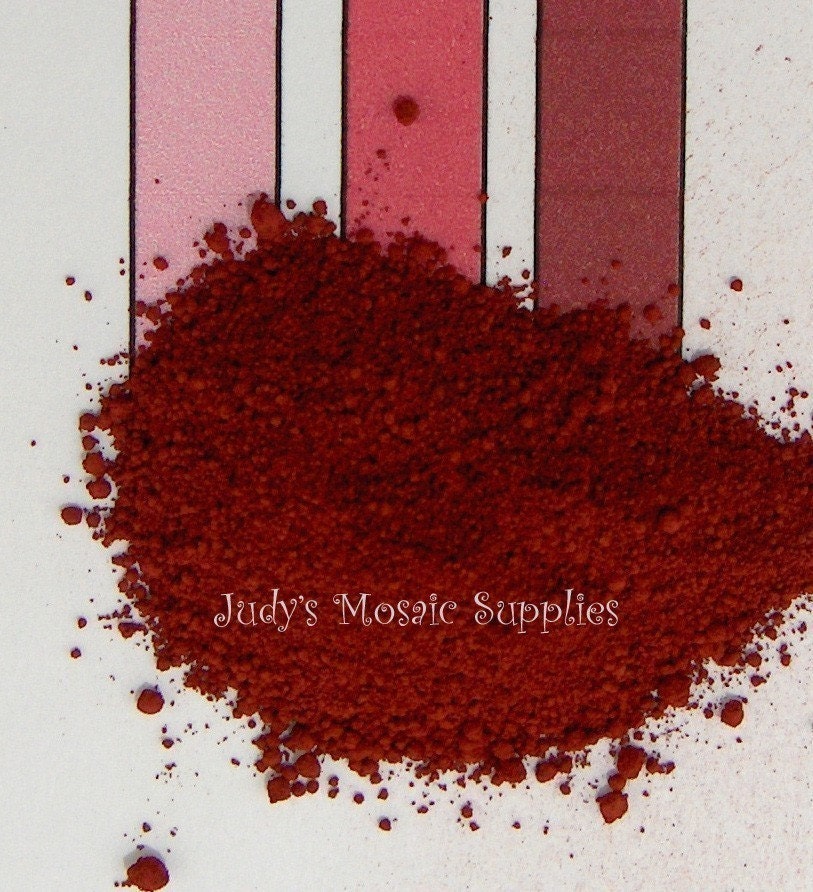 Sale Earth Red Pink Grout Colorant Dye by judysmosaicsupplies