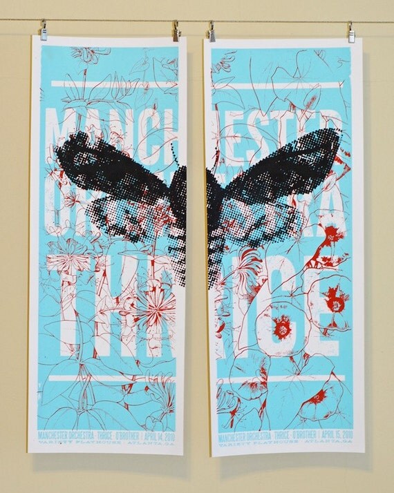 Manchester Orchestra / Thrice MOTH poster