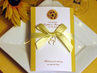 LMK Gifts introduces its one of a kind SUNFLOWER wedding popcorn favors 
