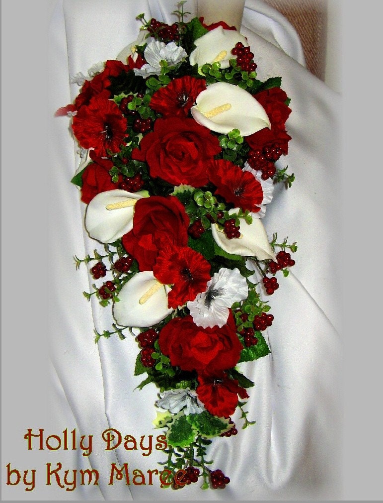 HOLLY DAYS Christmas Wedding Flowers From BridalBouquets