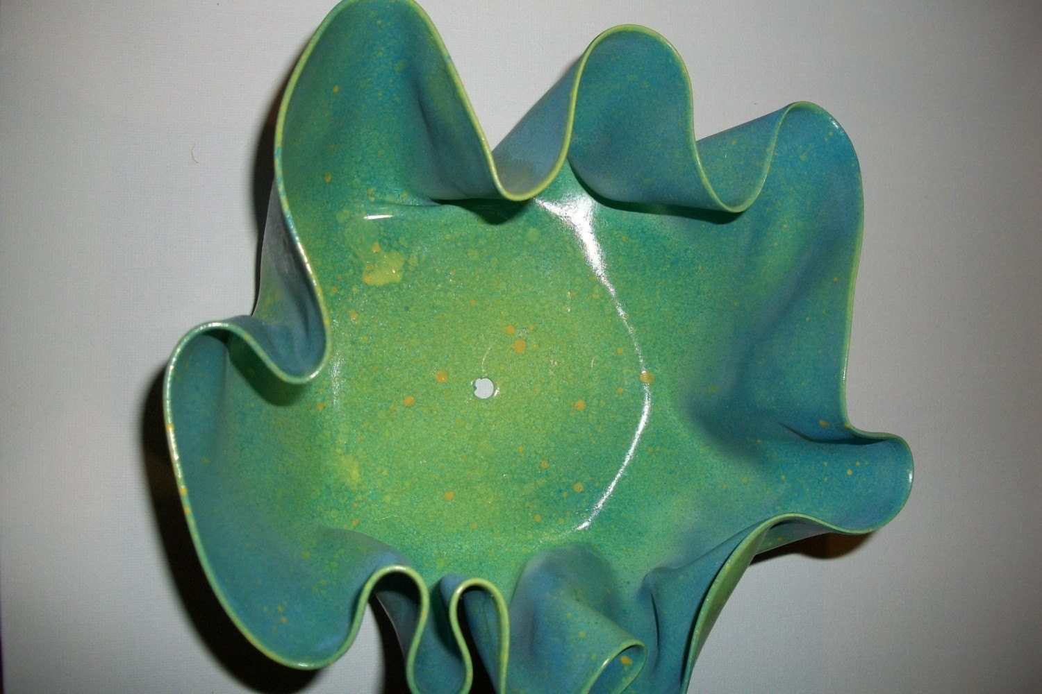 Recycled Spray Painted Record Bowl Dish