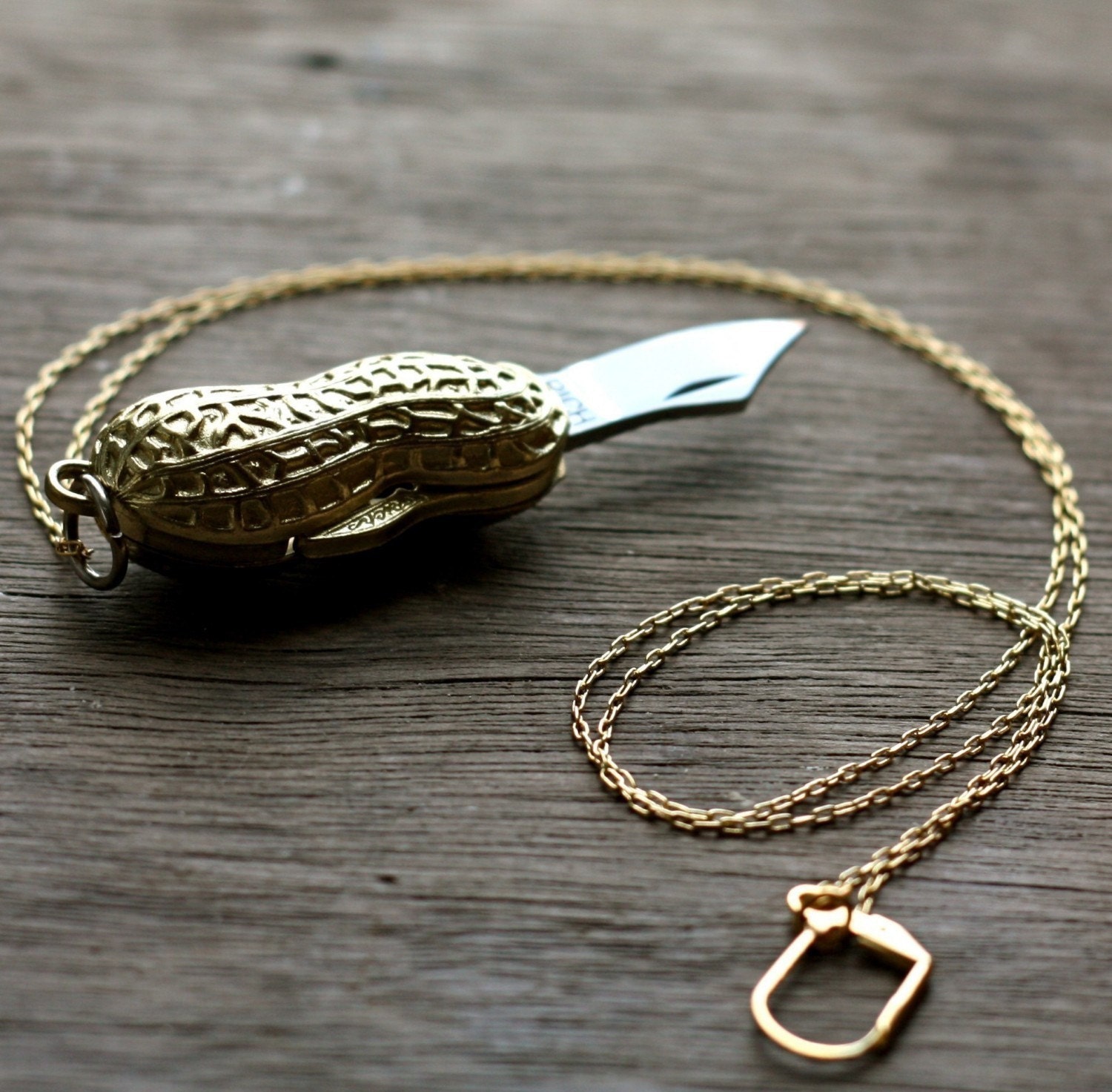 Etsy Finds Peanut Pocket Knife Necklace Retrenders