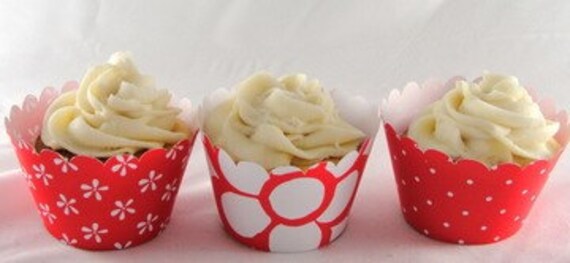 Red Cupcake Wrappers