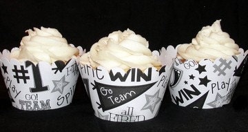 Cheerleading Cupcake Wrappers