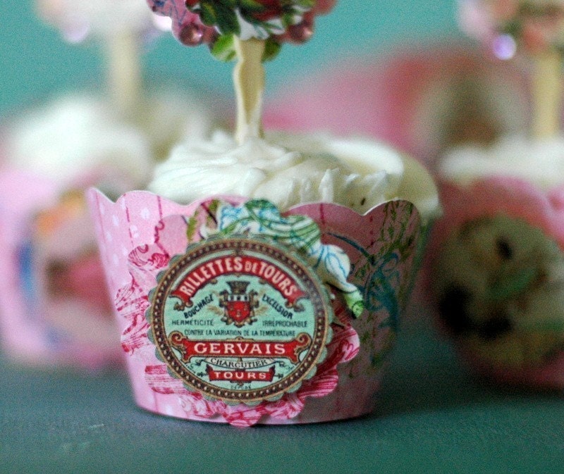 wedding cupcake wrappers
