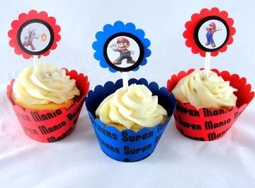 Super Mario Brothers Cupcake Toppers 5