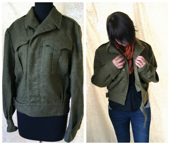 WW2 VETERAN BRITISH PARATROOPERS UNIFORM BATTLE DRESS JACKET WITH