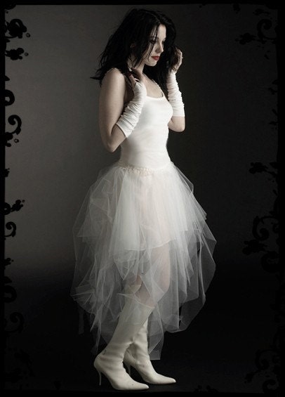 Ambroisee Fairy Wedding Dress Elegant Romantic Gothic Couture made to 