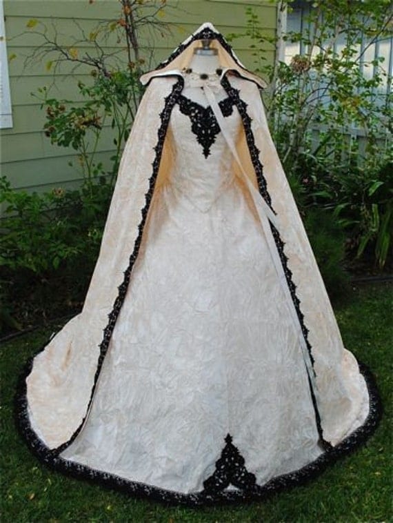 As Seen on My Fair Wedding Sleeveless Gothic Fairy Set with Cape Custom
