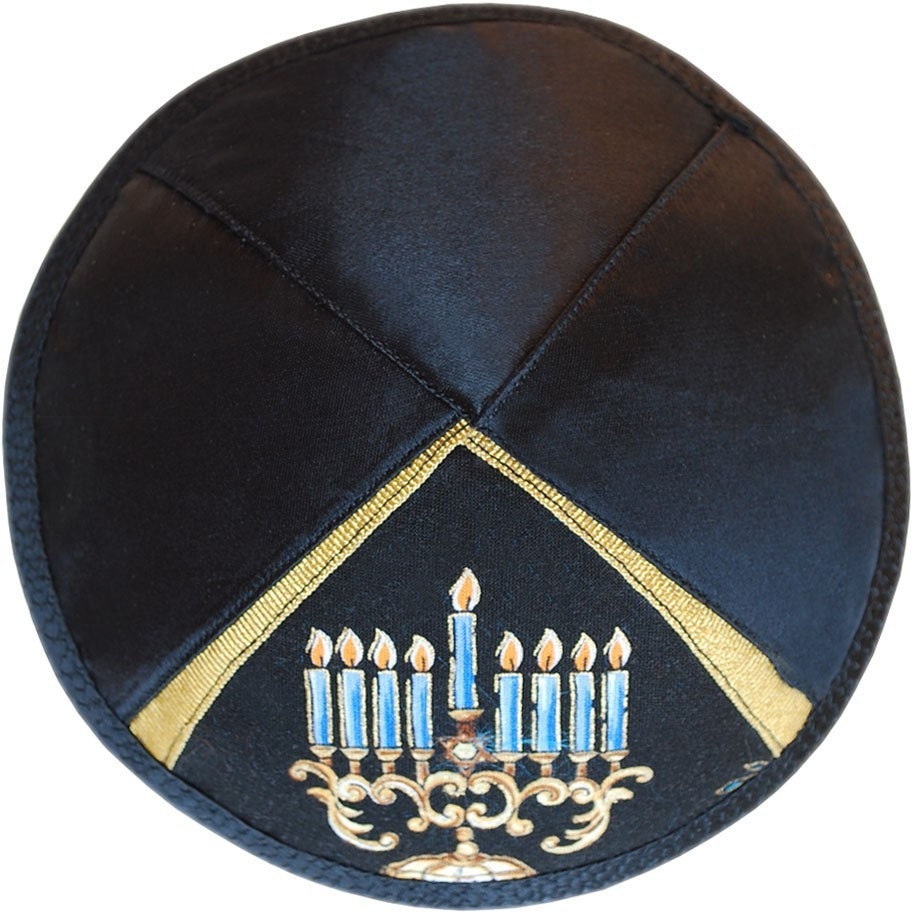 Hanukkah jewish kippah / yarmulke