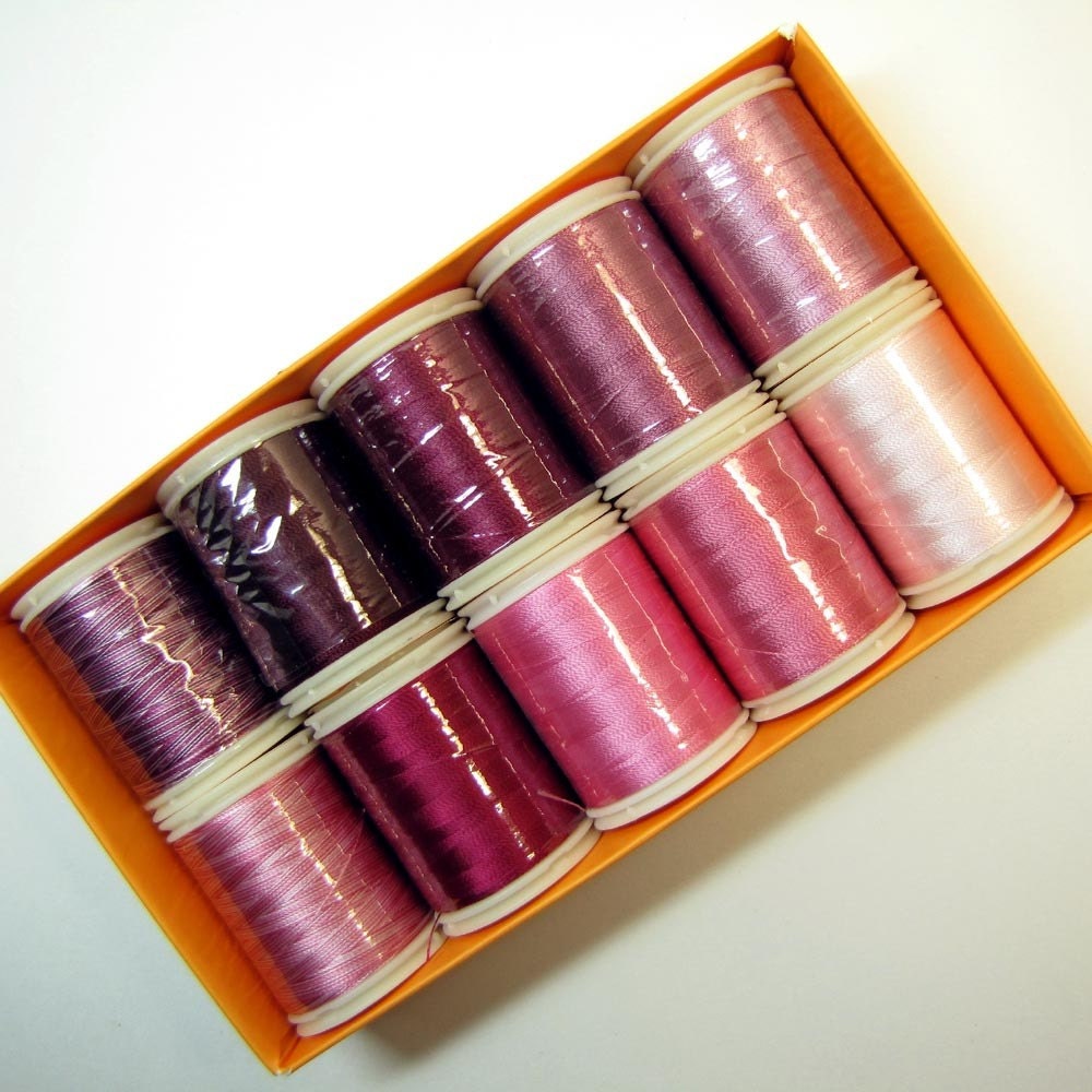 WonderFil 40 Weight Rayon Pink Thread Pack